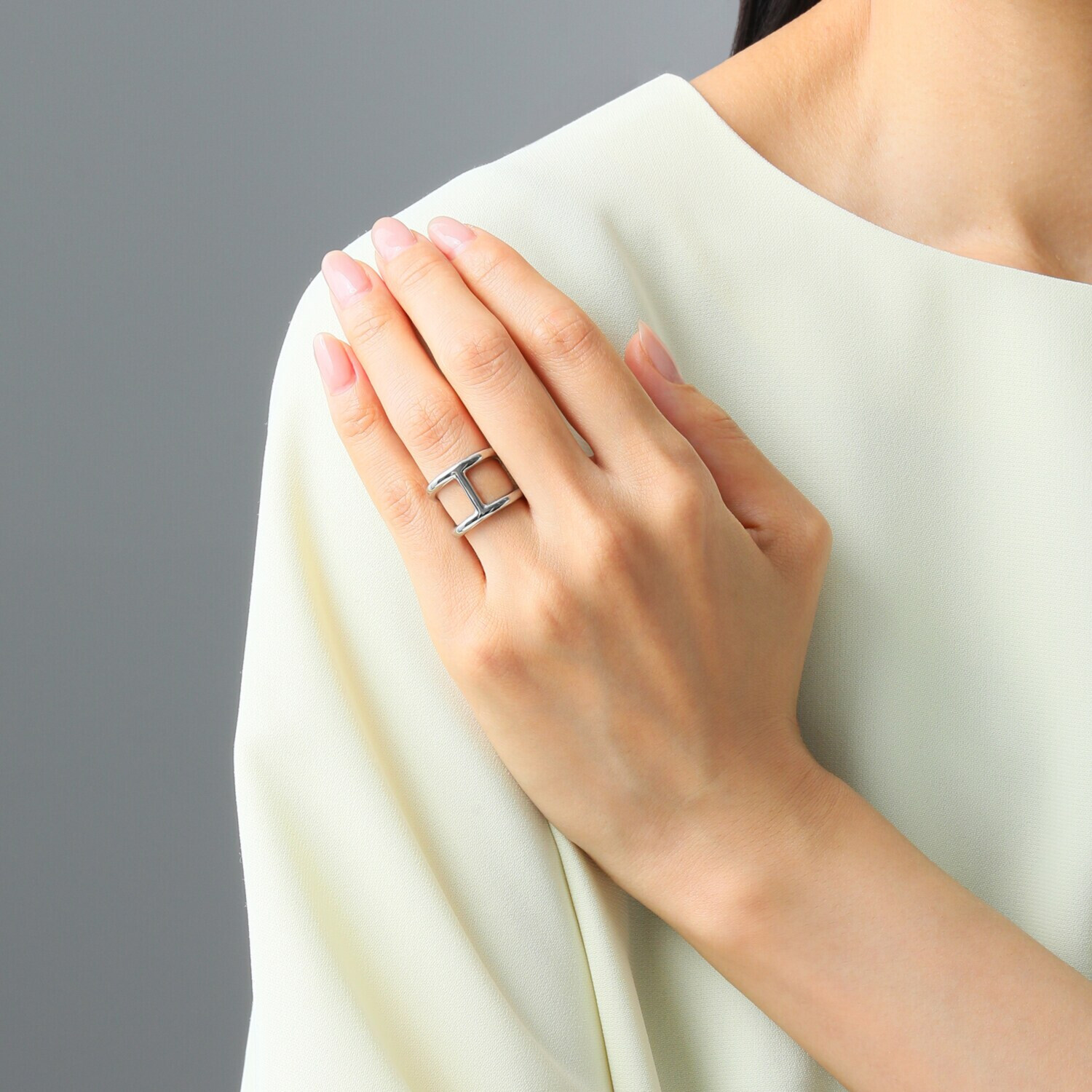 エアリーフェアリー ステンレス シンプルモード エフォートレスライン リング