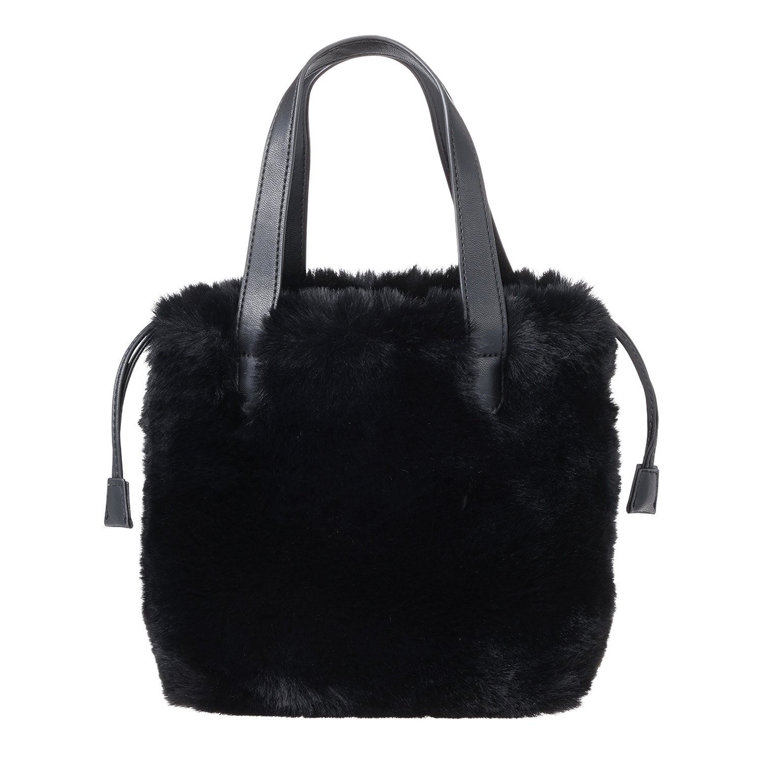 グッシオイタリー フェイクファー ミニバッグ