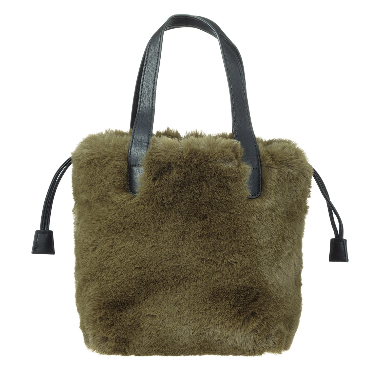 グッシオイタリー フェイクファー ミニバッグ