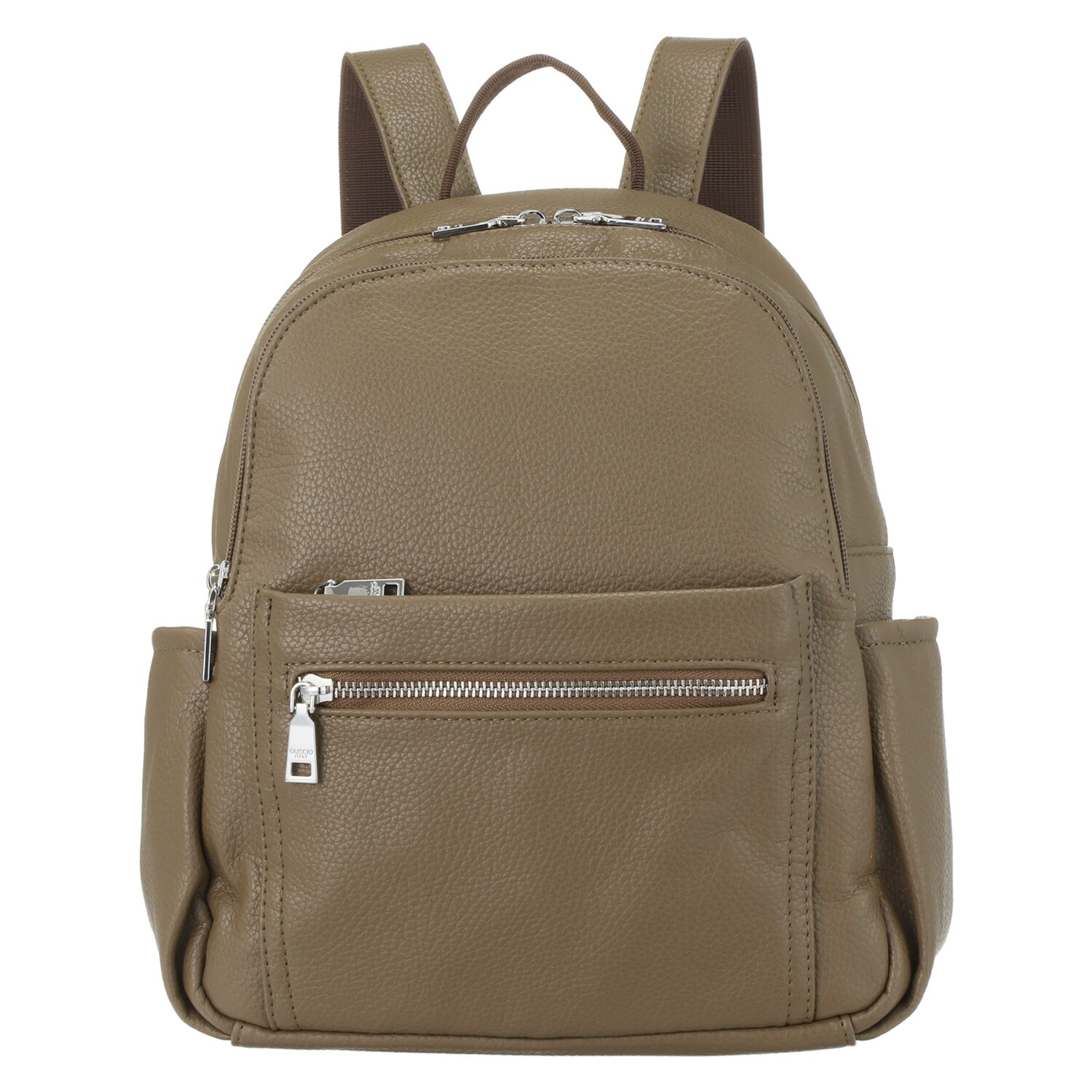 グッシオイタリー ポケットたっぷり ラウンド型ミニリュック