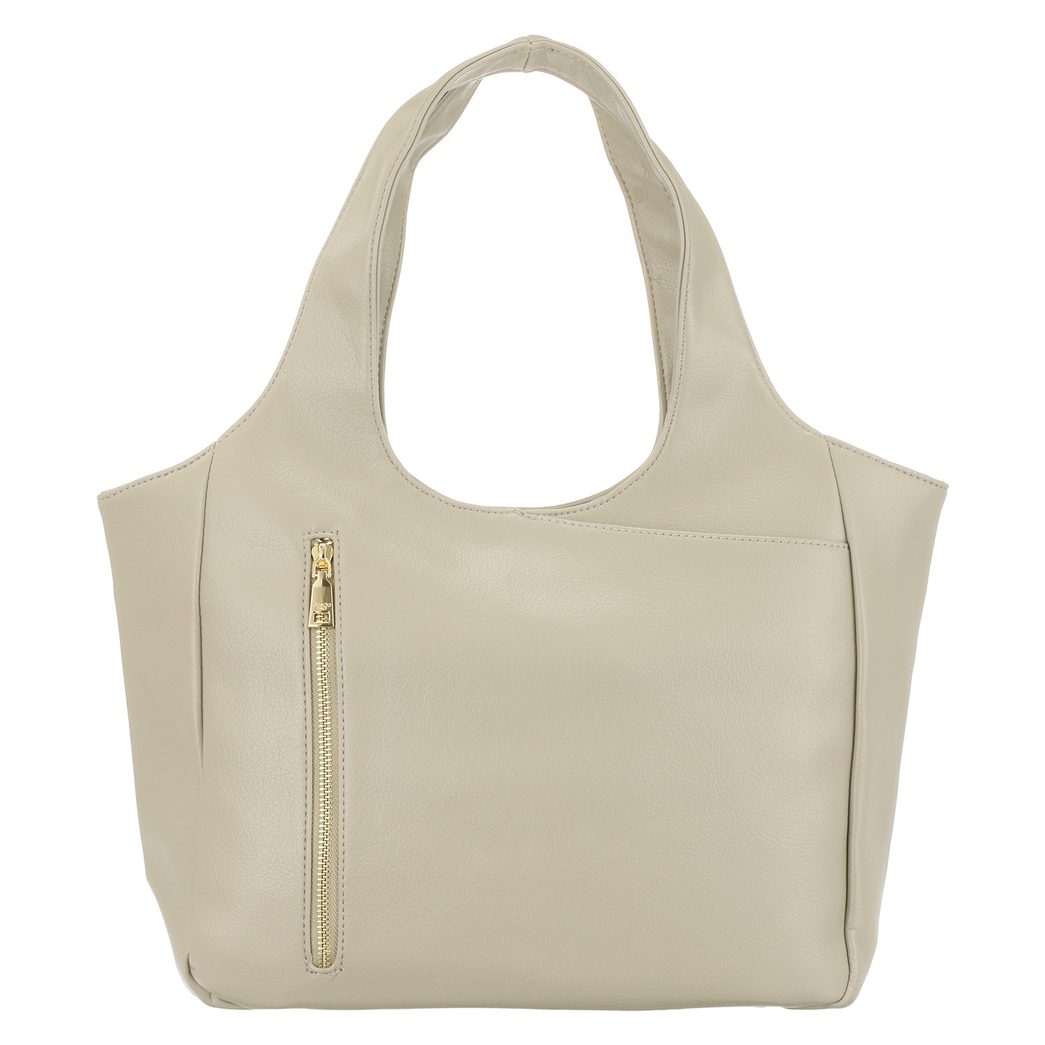 グッシオイタリー 柔らかレザータッチ素材 くり手トートバッグ