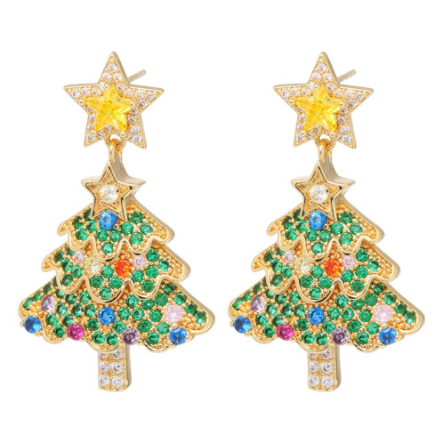 キラキラギフト バイ アビステ シルバー ビジュウ クリスマスツリー ピアス キラキラギフト バイ アビステ シルバー ビジュウ クリスマスツリー ピアス