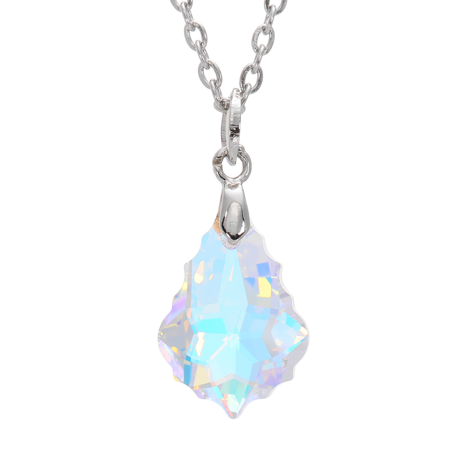 キラキラギフト バイ　アビステ ステンレス クリスタルガラス モティーフペンダント