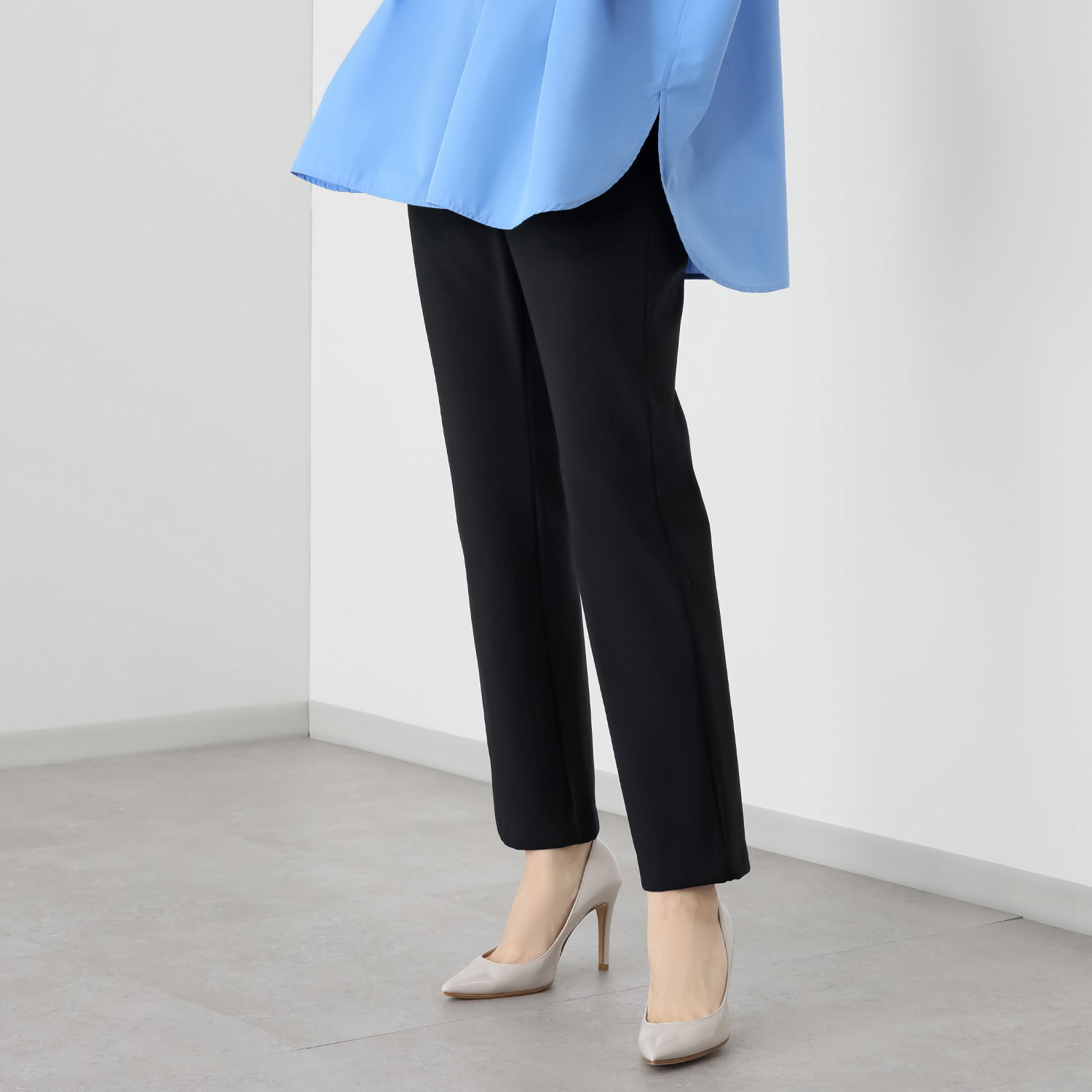 ピーツー 進化版 え！？やせて見える？ ヒートアライヴ 裏起毛ストレートパンツ ＜股下７２ｃｍ＞