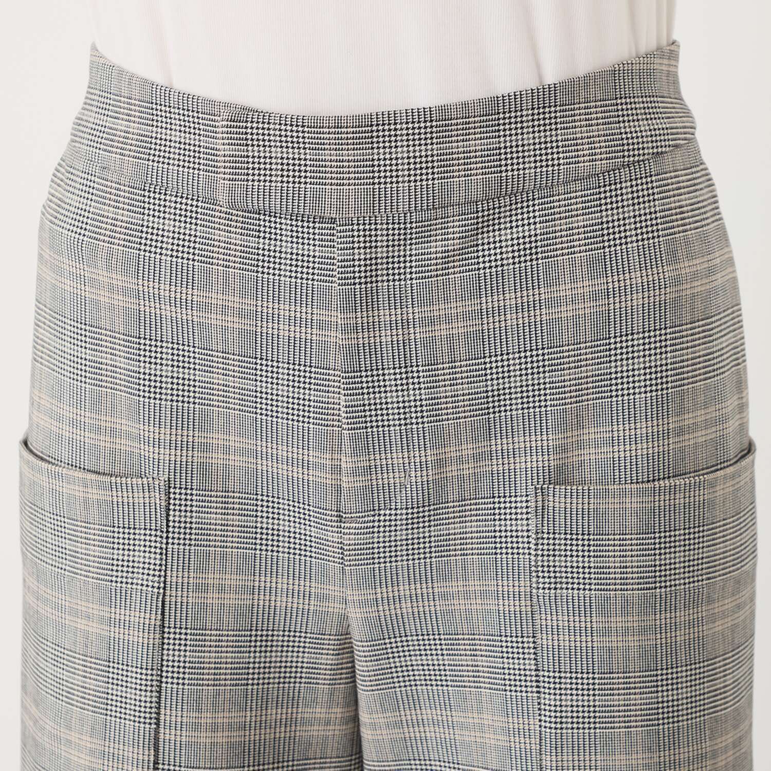 エムズ　スタイル コスミカルウォーム裏起毛 ソフトカーゴ クロップトワイドパンツ