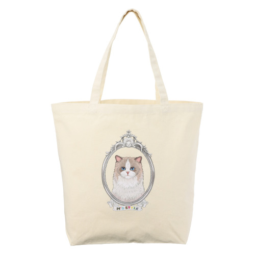 エムズ　スタイル　キャットプリント　トートバッグ