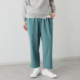 ポンデシャロン コーデュロイ クロップトパンツ