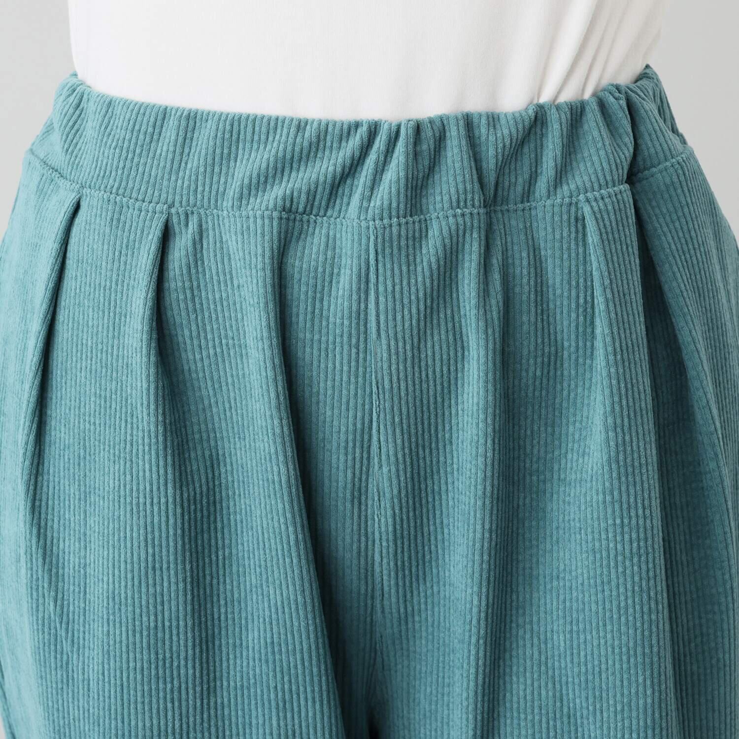 ポンデシャロン コーデュロイ クロップトパンツ