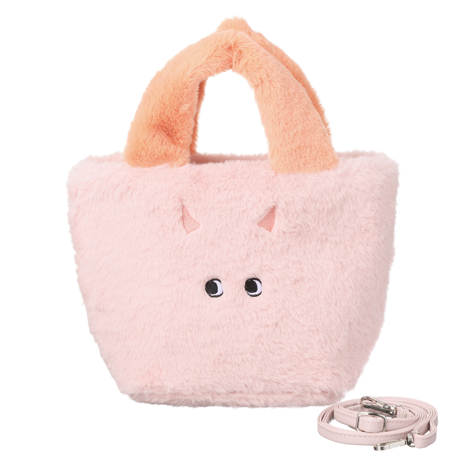 かわいい雑貨屋さん グロリア もこもこモンスター ２ウェイミニトートバッグ