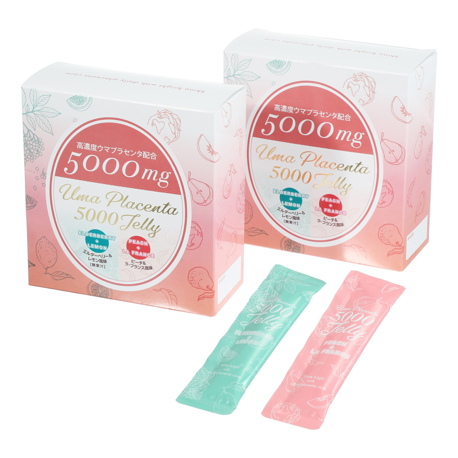 アルゼンチン産 高濃度馬プラセンタエキス １００％使用！ “馬プラセンタ 　５０００ゼリー” ２箱セット