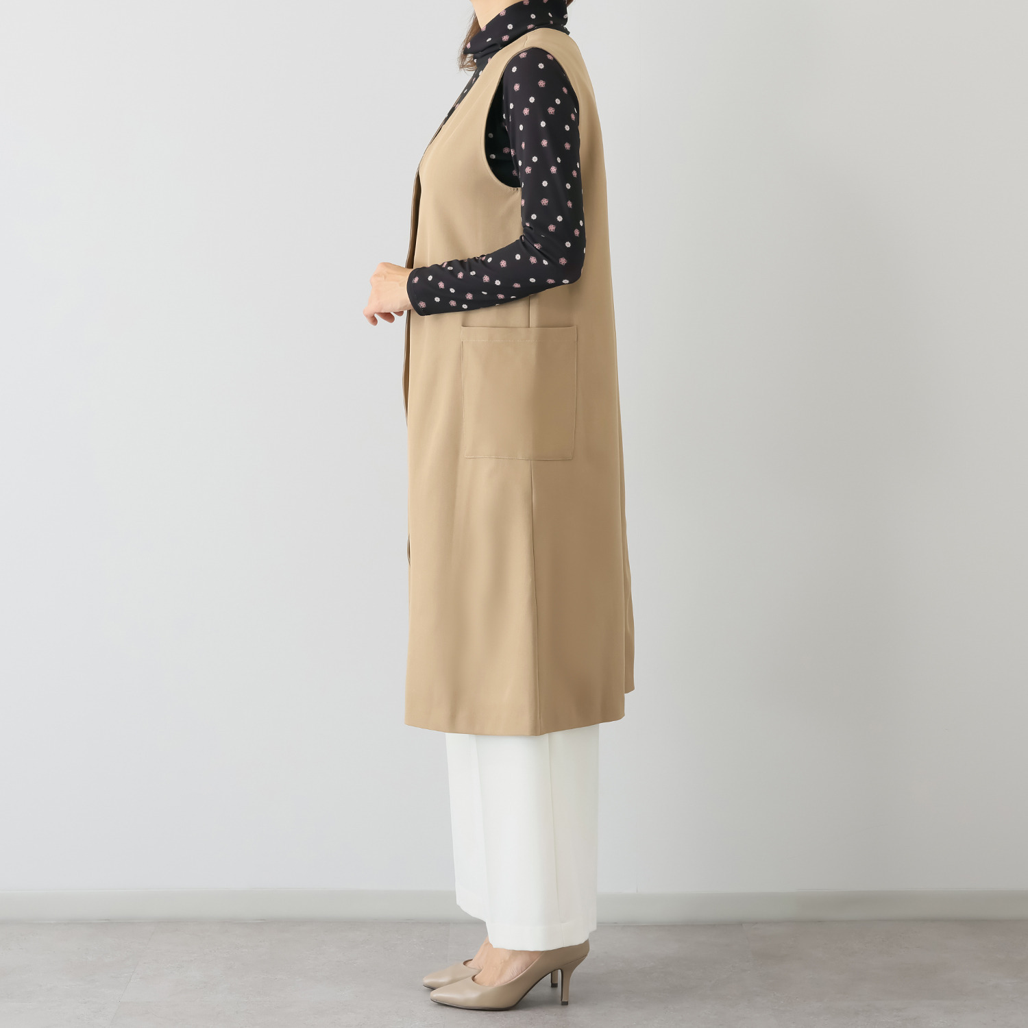 ダジュール ２ウェイロングジレ