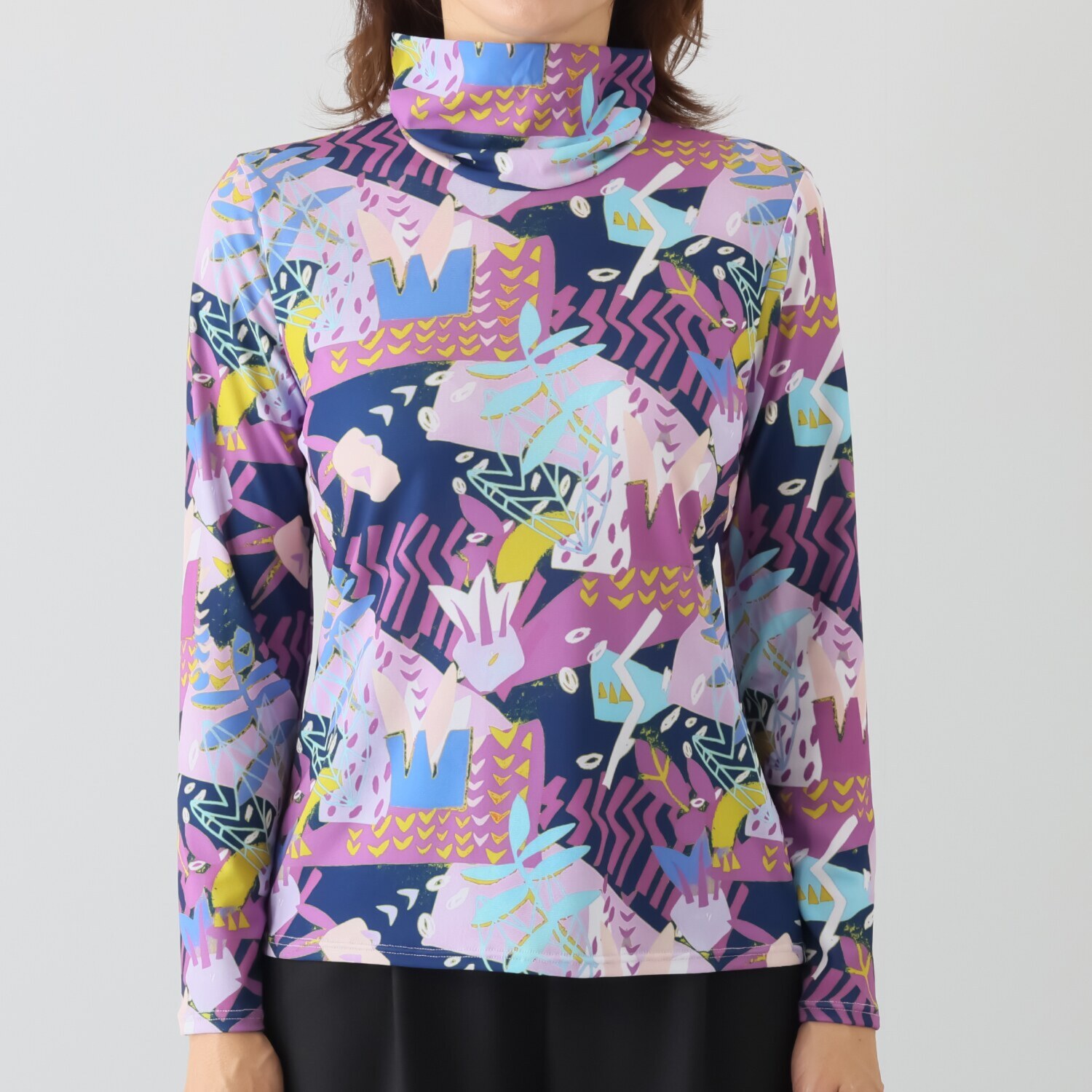 ダジュール パワーネット プリントプルオーバー