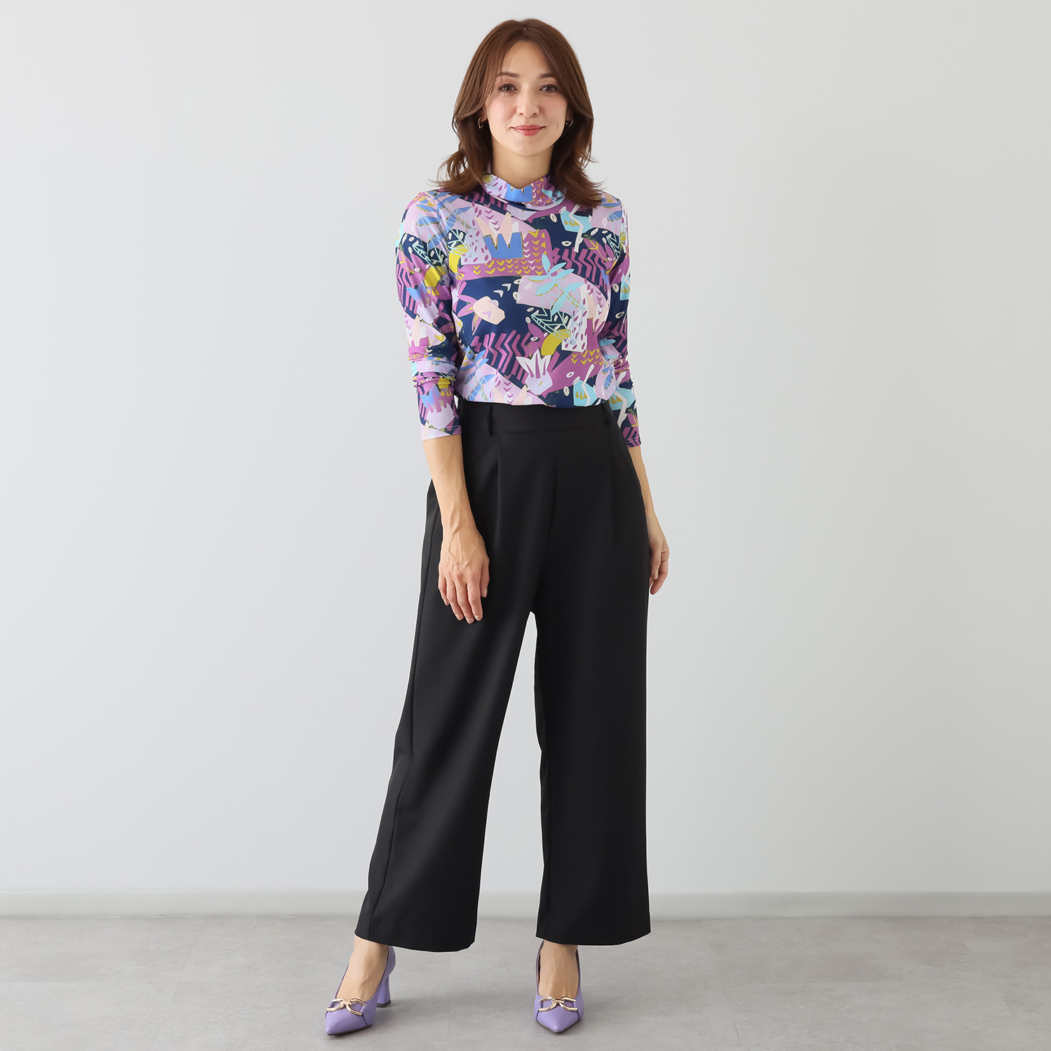 ダジュール パワーネット プリントプルオーバー