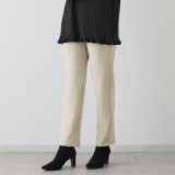 ダジュール 微起毛 ストレートパンツ