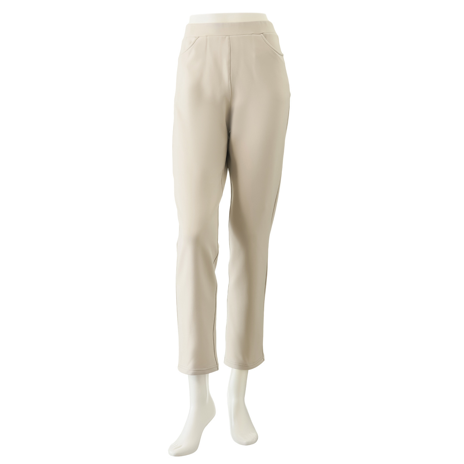 ダジュール 微起毛 ストレートパンツ