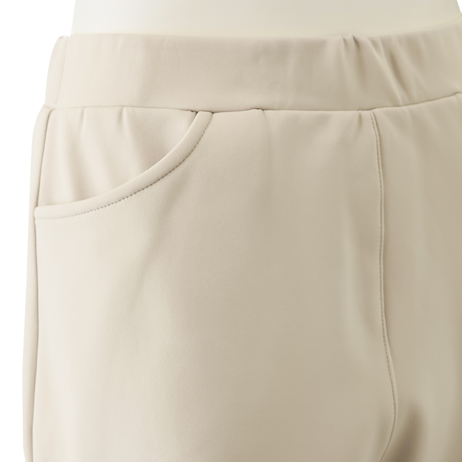 ダジュール 微起毛 ストレートパンツ