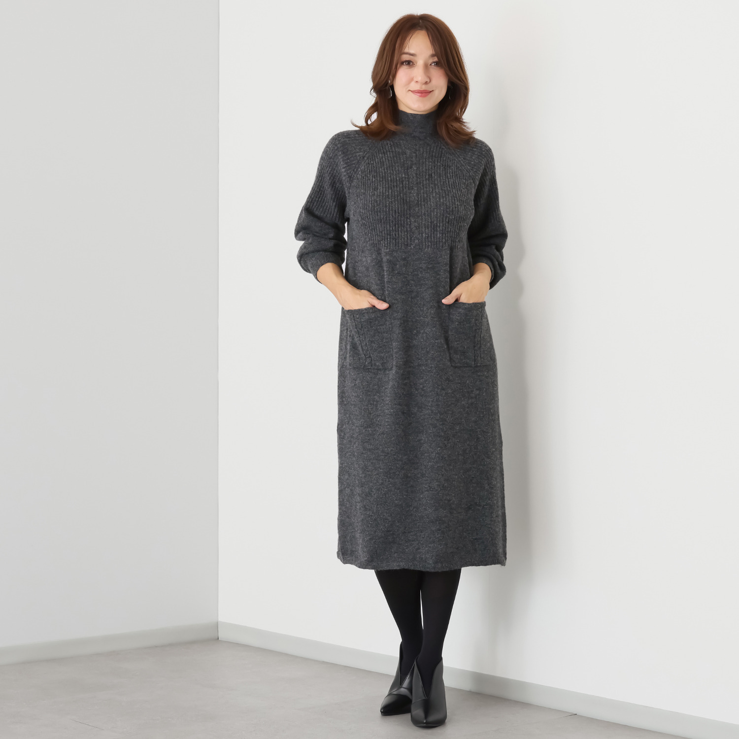 ダジュール デザイン ニットワンピース