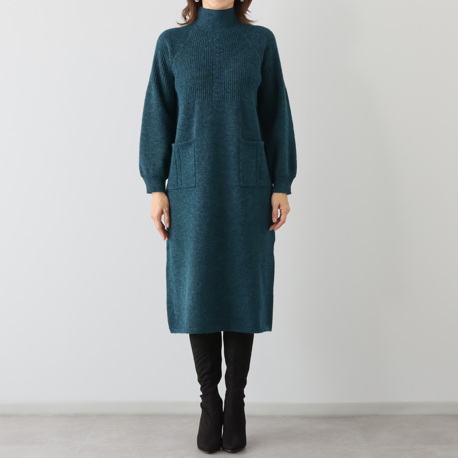 ダジュール デザイン ニットワンピース