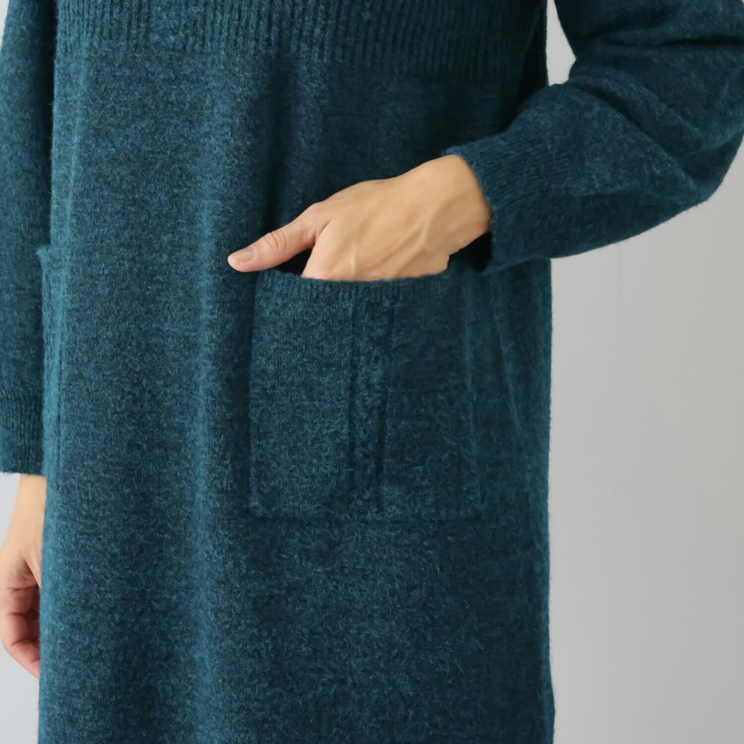 ダジュール デザイン ニットワンピース