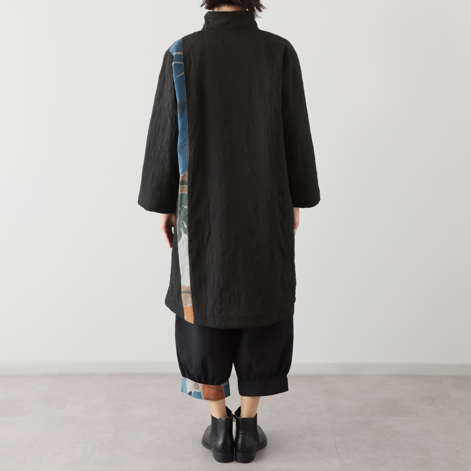 創作りょう パッチワーク ロングコート