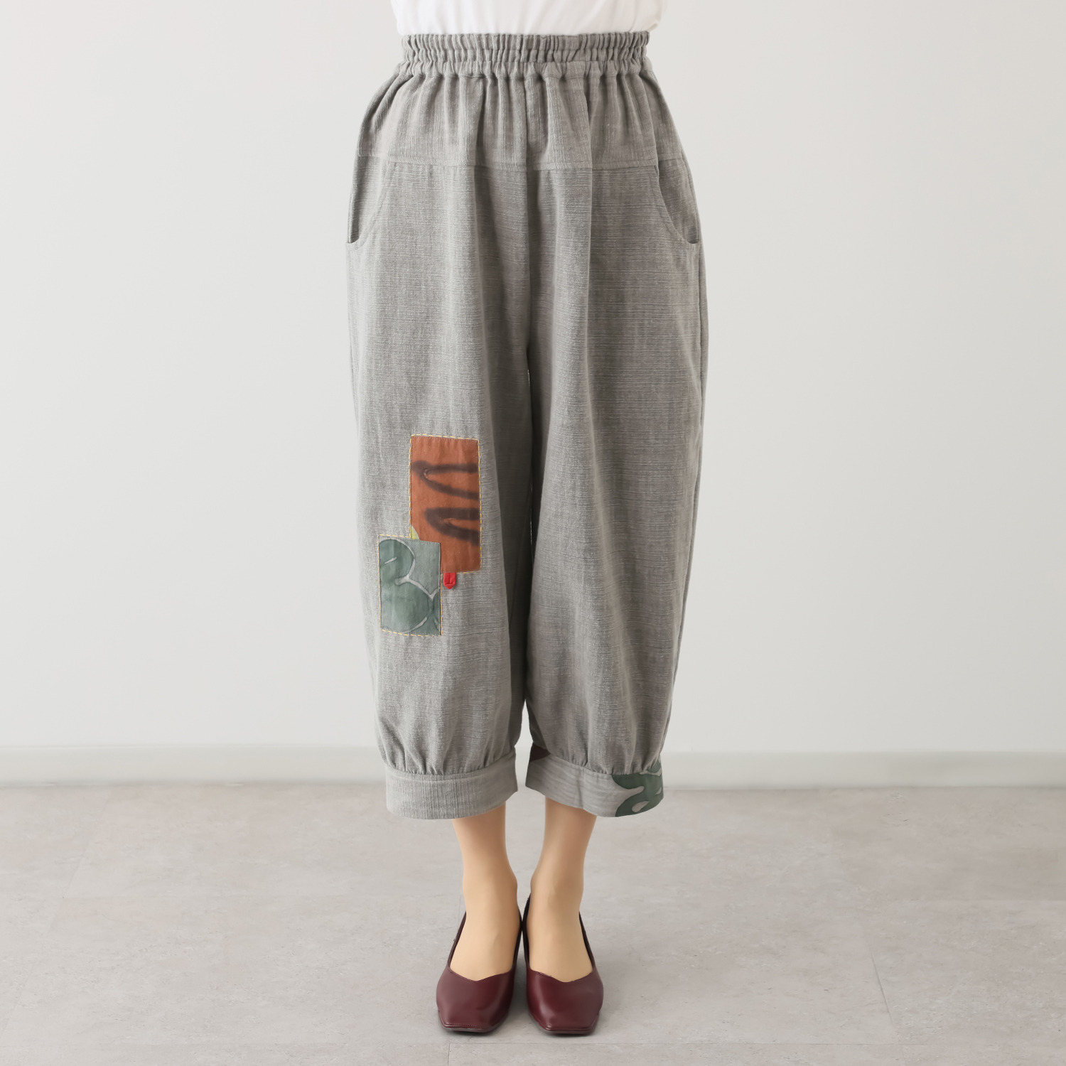 創作りょう パッチワークパンツ