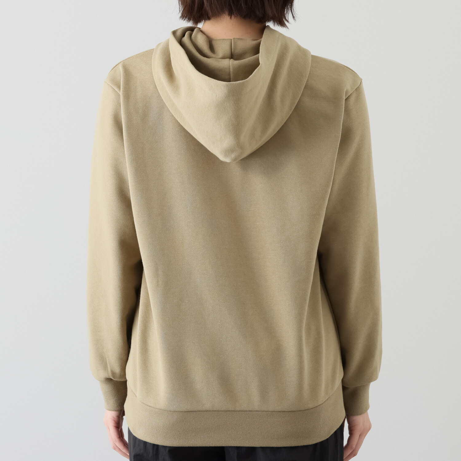 イクシーズ カレッジ風 ヴィンテージ調ロゴ プルパーカー