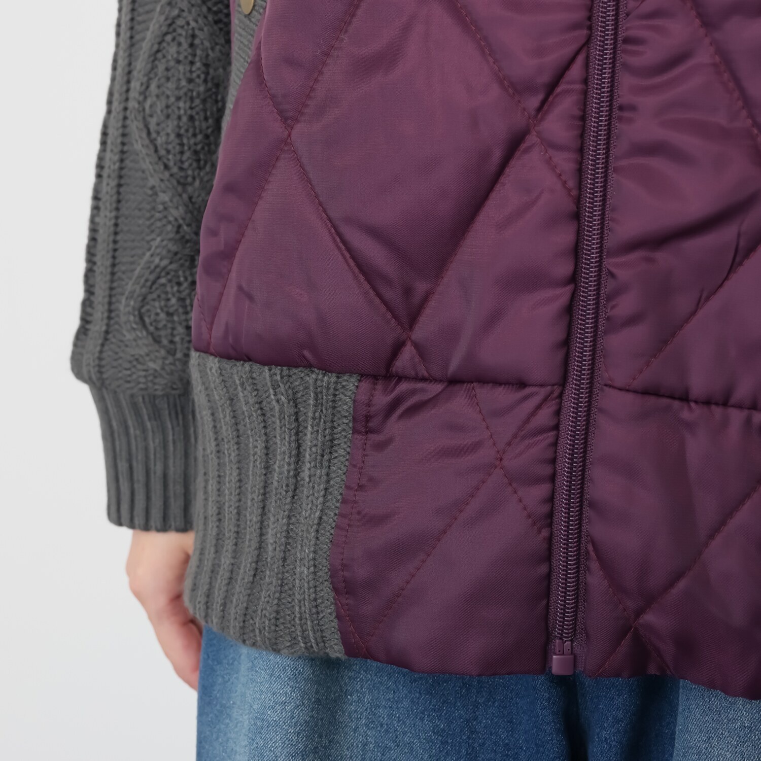 アンドフィールド 裏アルミヒート ドッキング ブルゾン