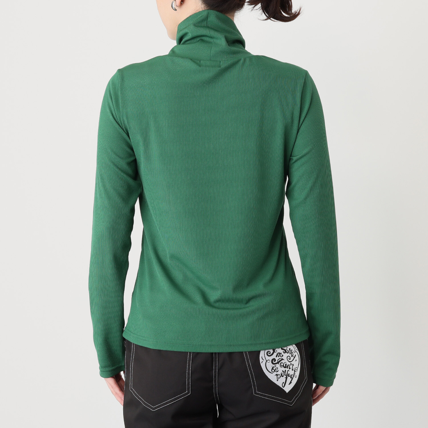 イクシーズ 着る彩りリブトップス