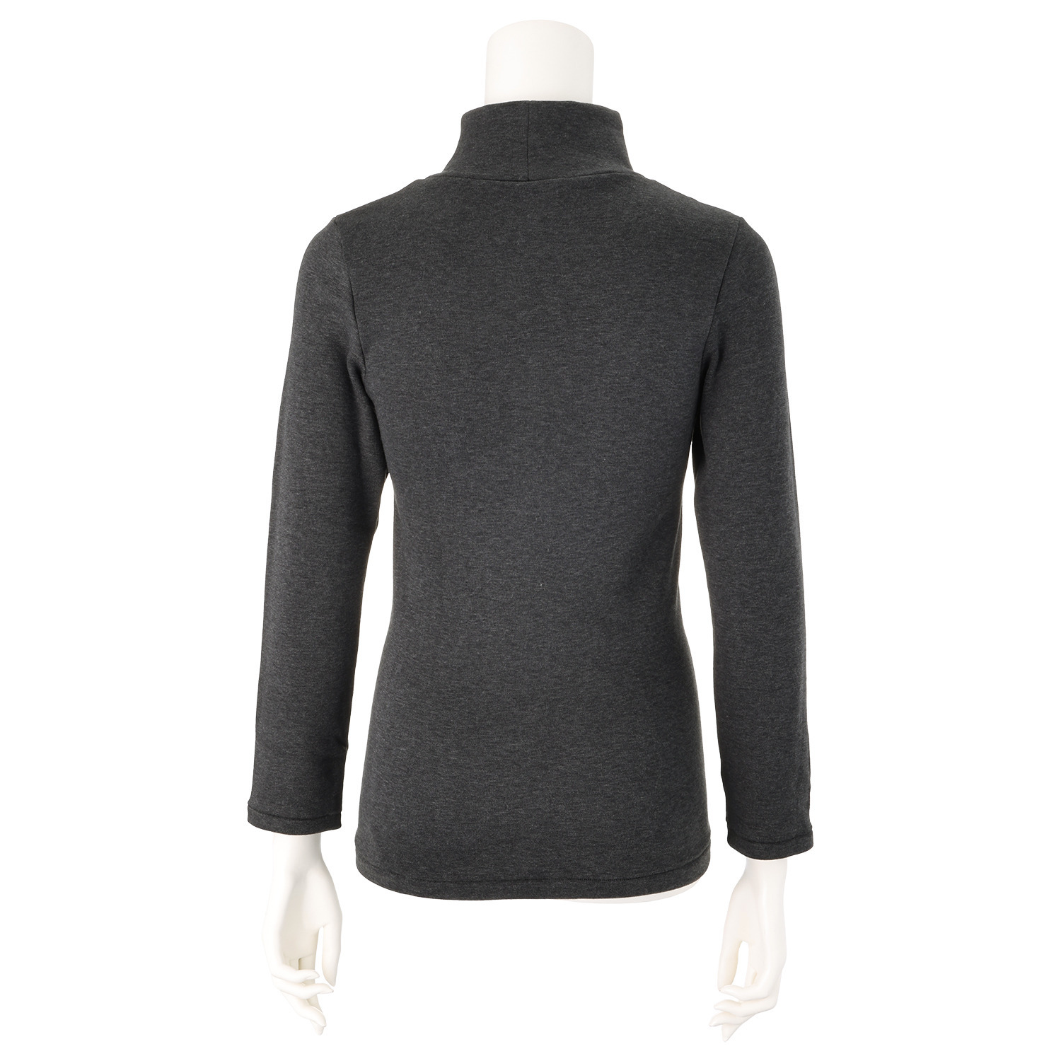 着まわし７デイズ カラーはお任せ！ 高保温・吸湿発熱　裏起毛 ハイネック カットソープルオーバー ２枚セット