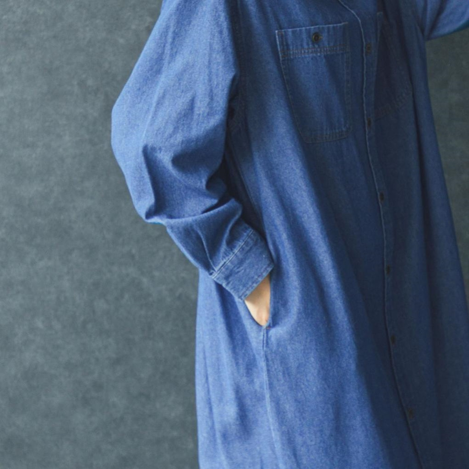 エムエムオー デニムシャツワンピース