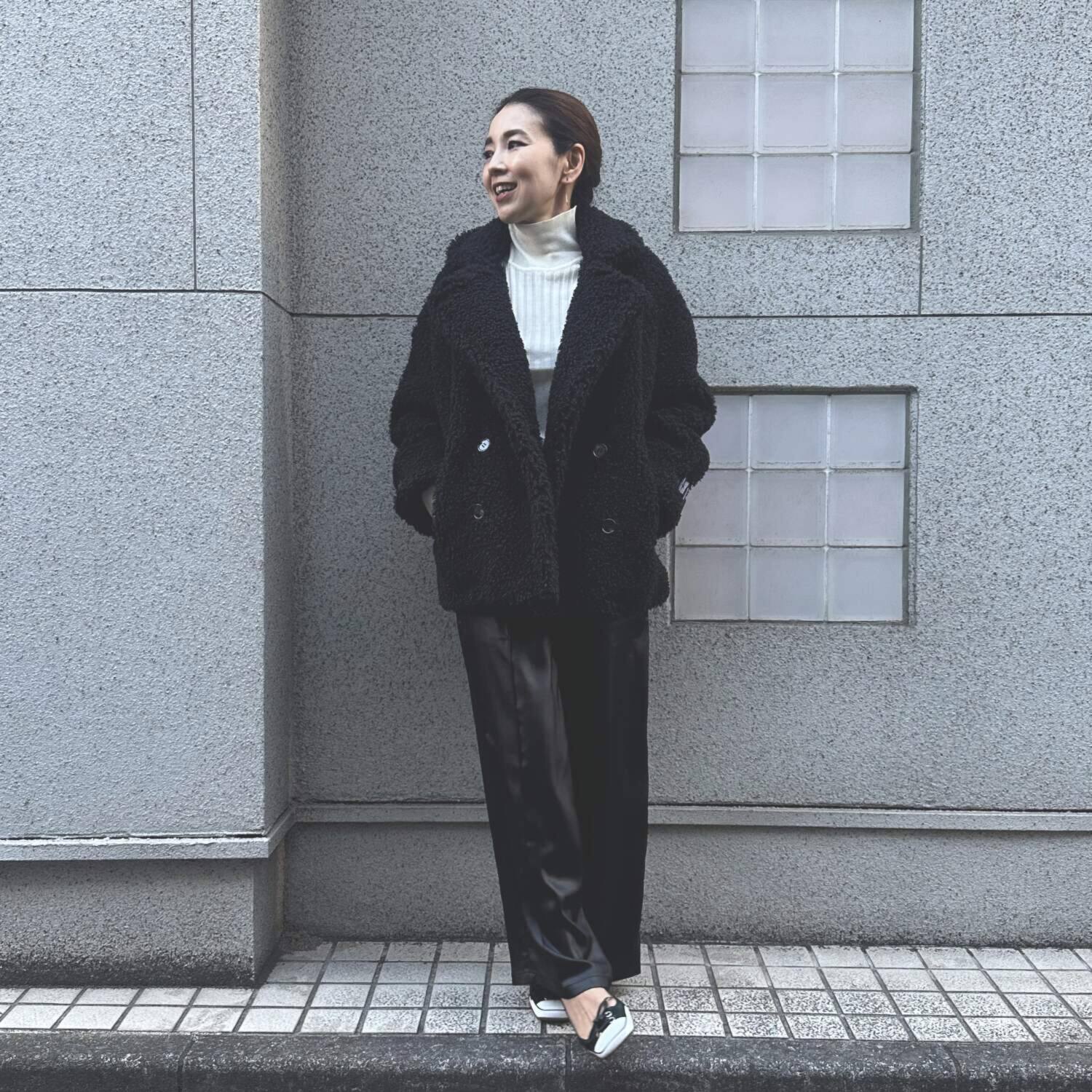 タマミ　ワタナベ ハイネック ライクイット ニットプルオーバー