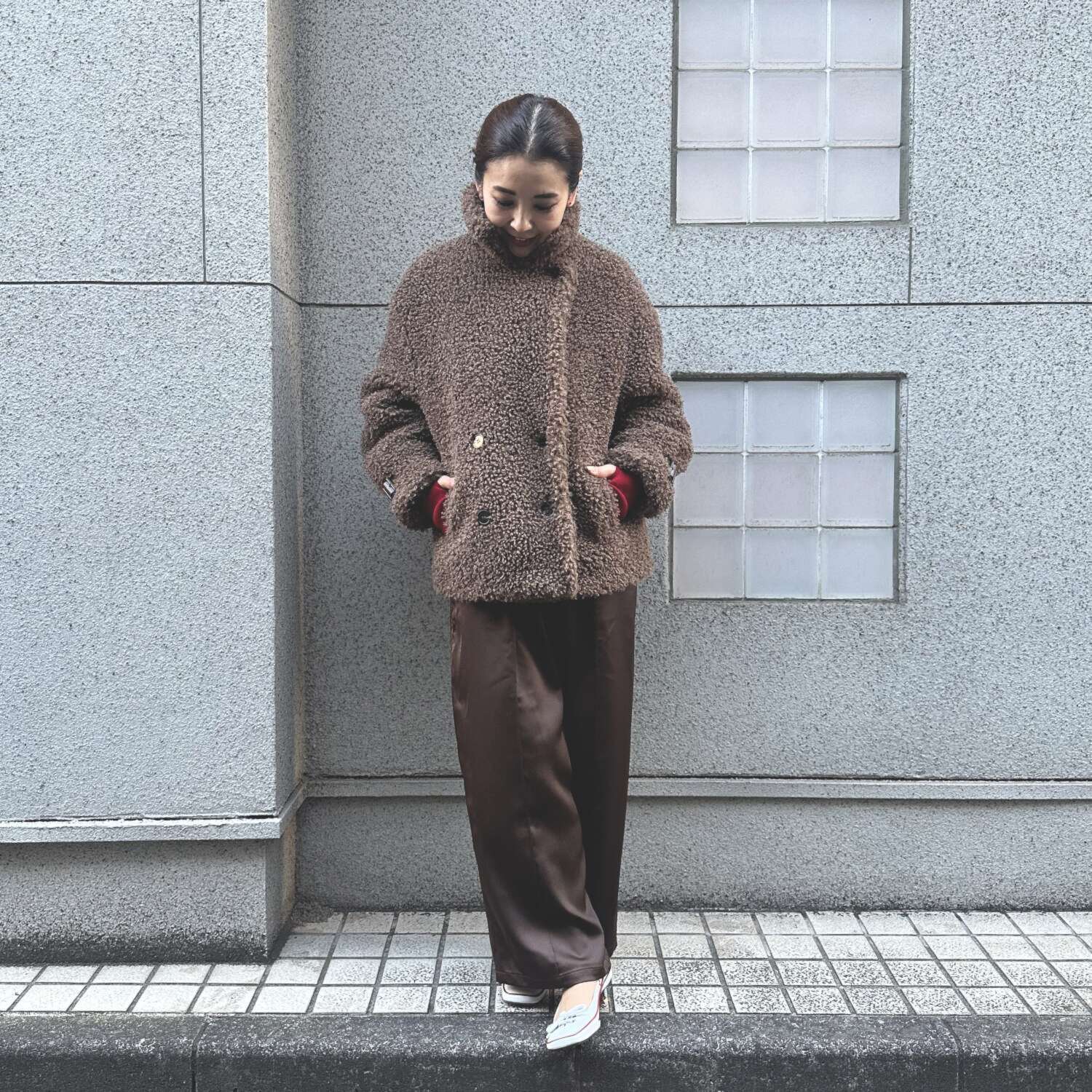 タマミ　ワタナベ プードルジャケット “カーリープードル”