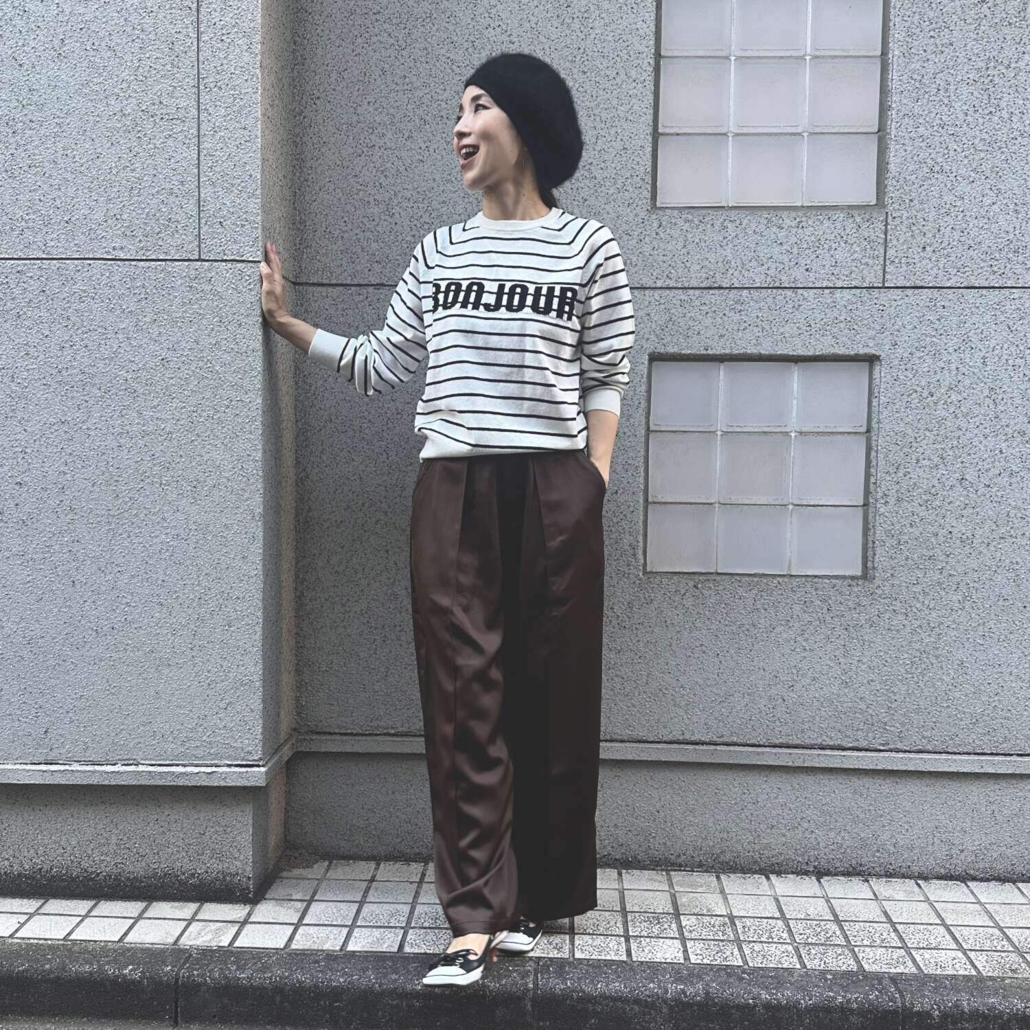 タマミ　ワタナベ ビタースパイス サテンパンツ