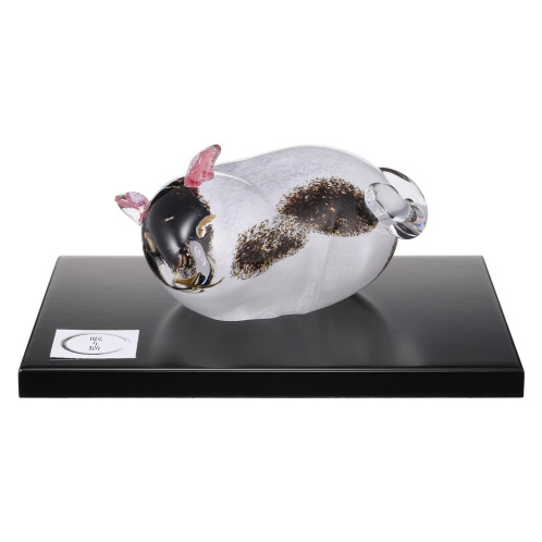 イチグラス　ガラス　眠り猫