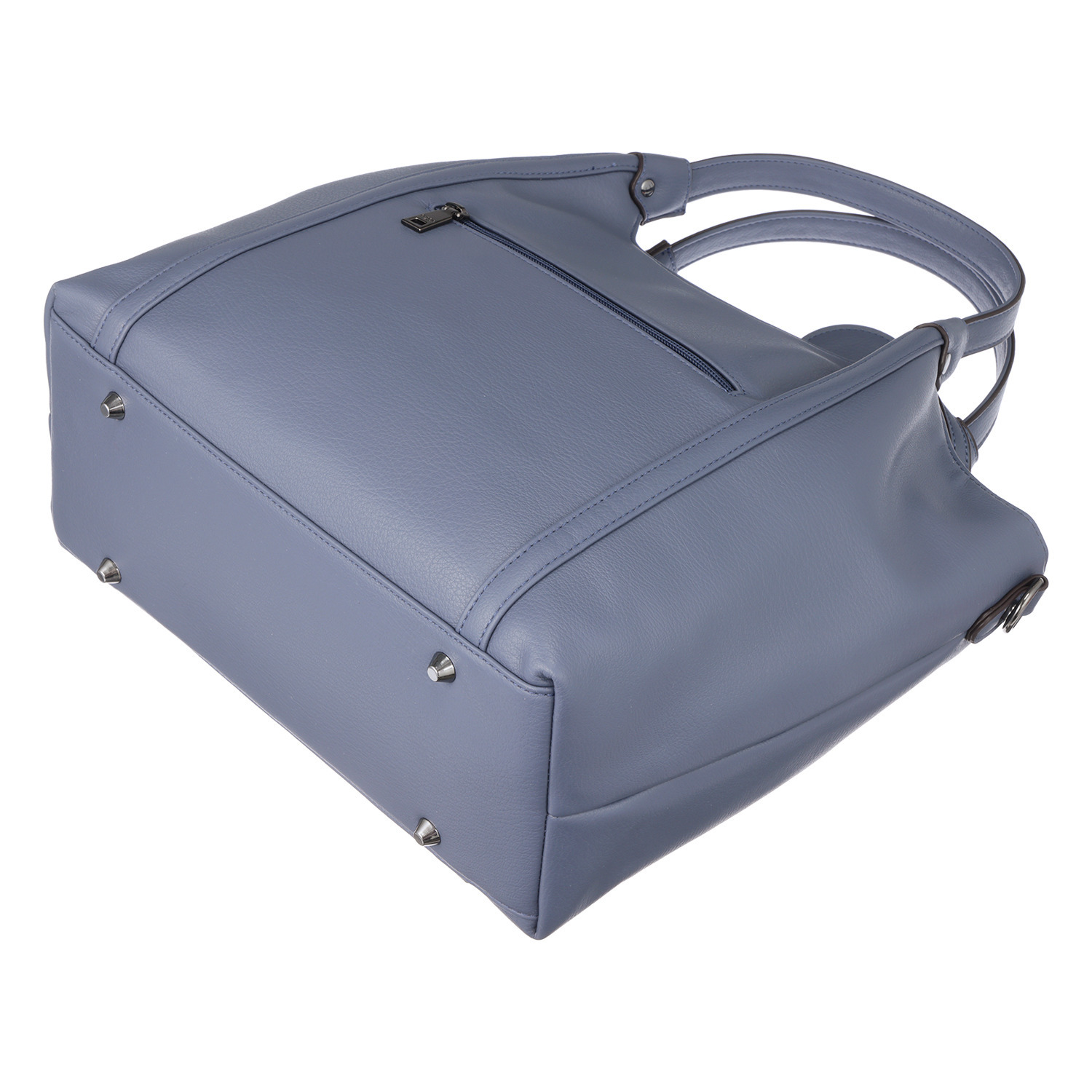 グッシオイタリー はっ水 レザータッチ素材 トートバッグ＆ ミニポシェットセット ＜ロゴチャーム付＞