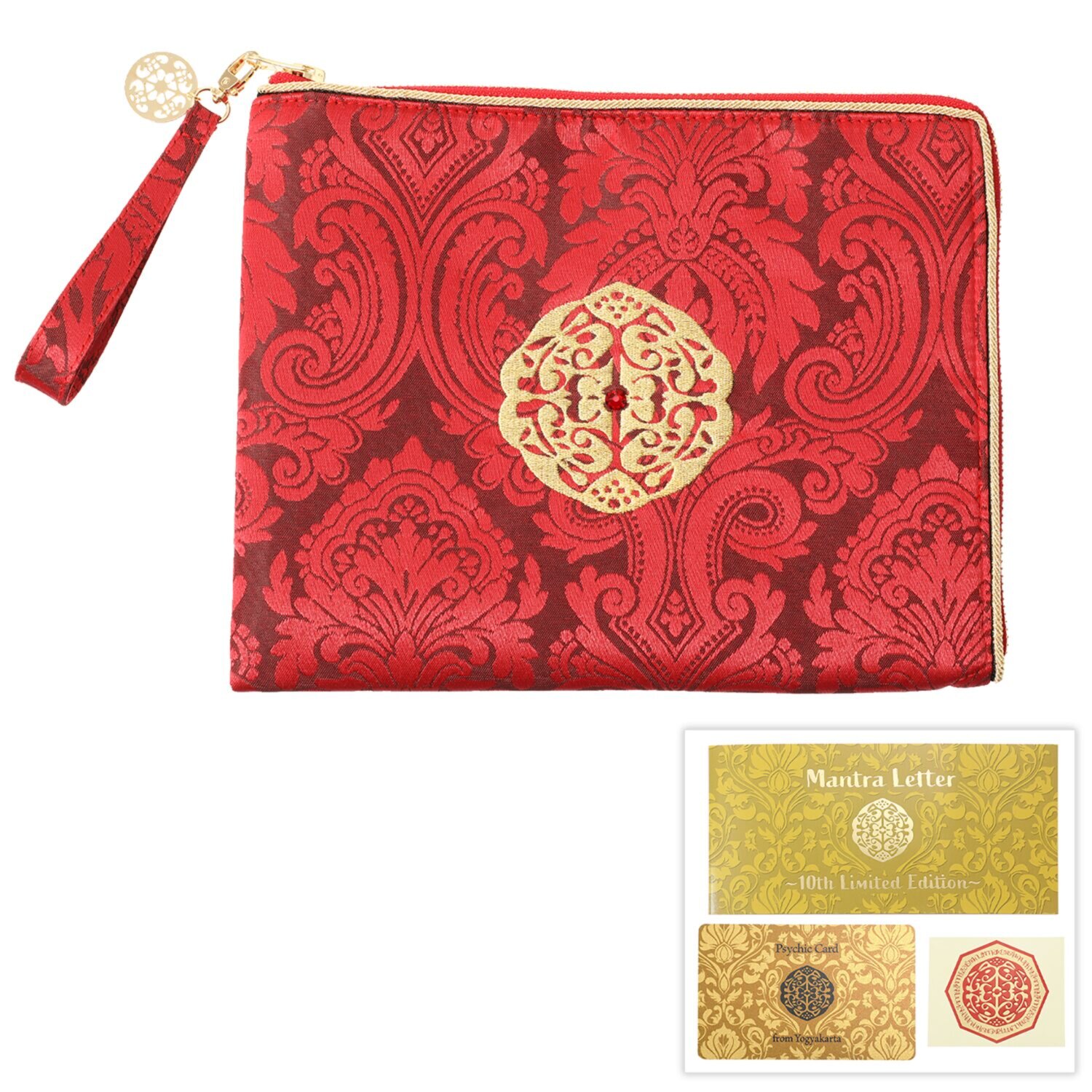 祝！　１０周年記念 お宝ポーチ ＜神守り＞の象徴 〜金財万倍・吉祥万倍・満願成就〜 スペシャルセット付