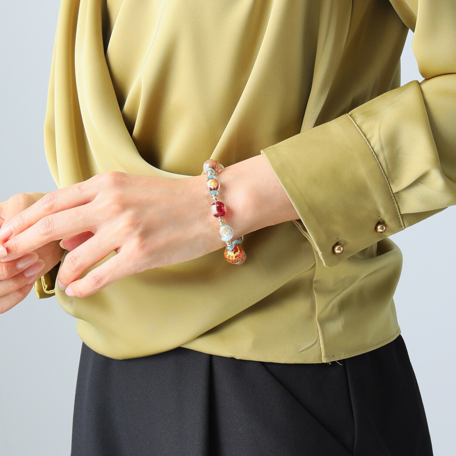 ラグーナ ベネチアンガラス お宝ブレスレット