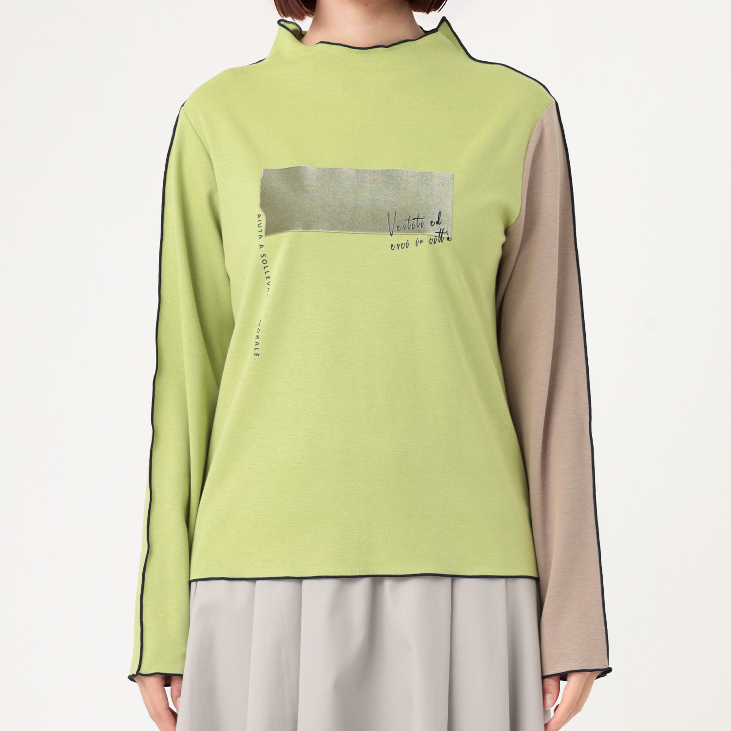 クオリー ロングスリーブ カットソープルオーバー