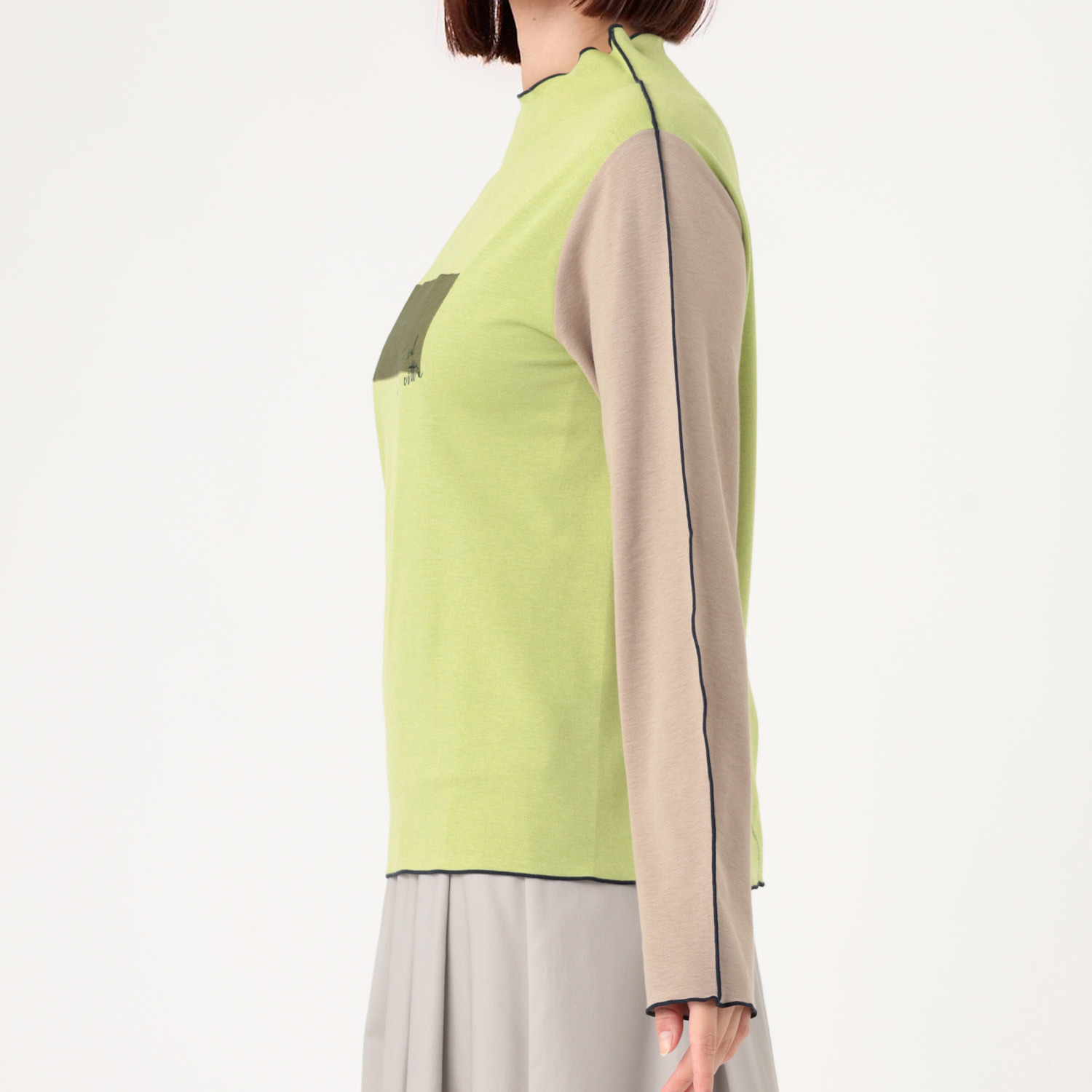 クオリー ロングスリーブ カットソープルオーバー