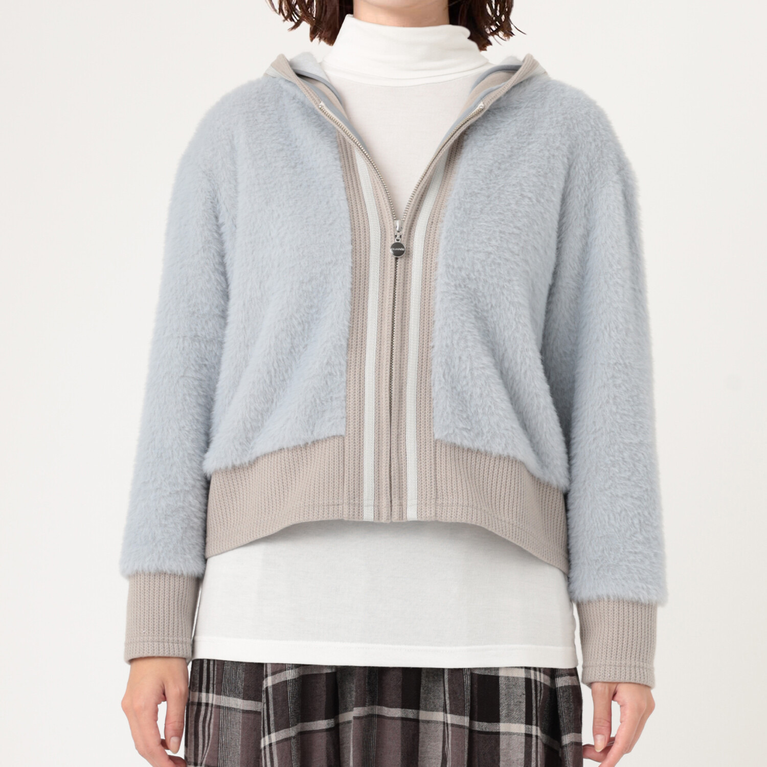 クオリー フーディー カーディガン