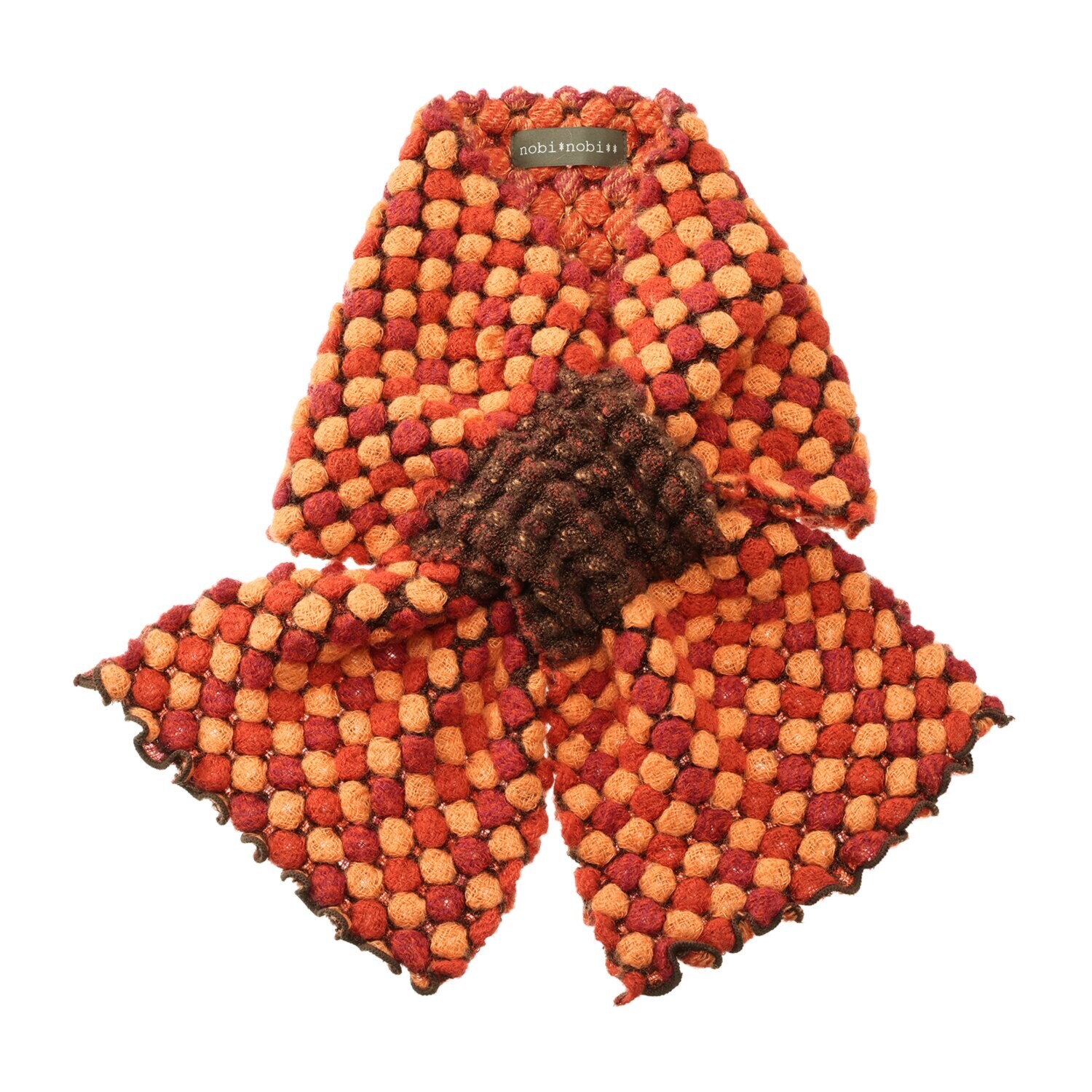 ノビノビ ＜日本製＞ ポコポコ キャンディマフラー