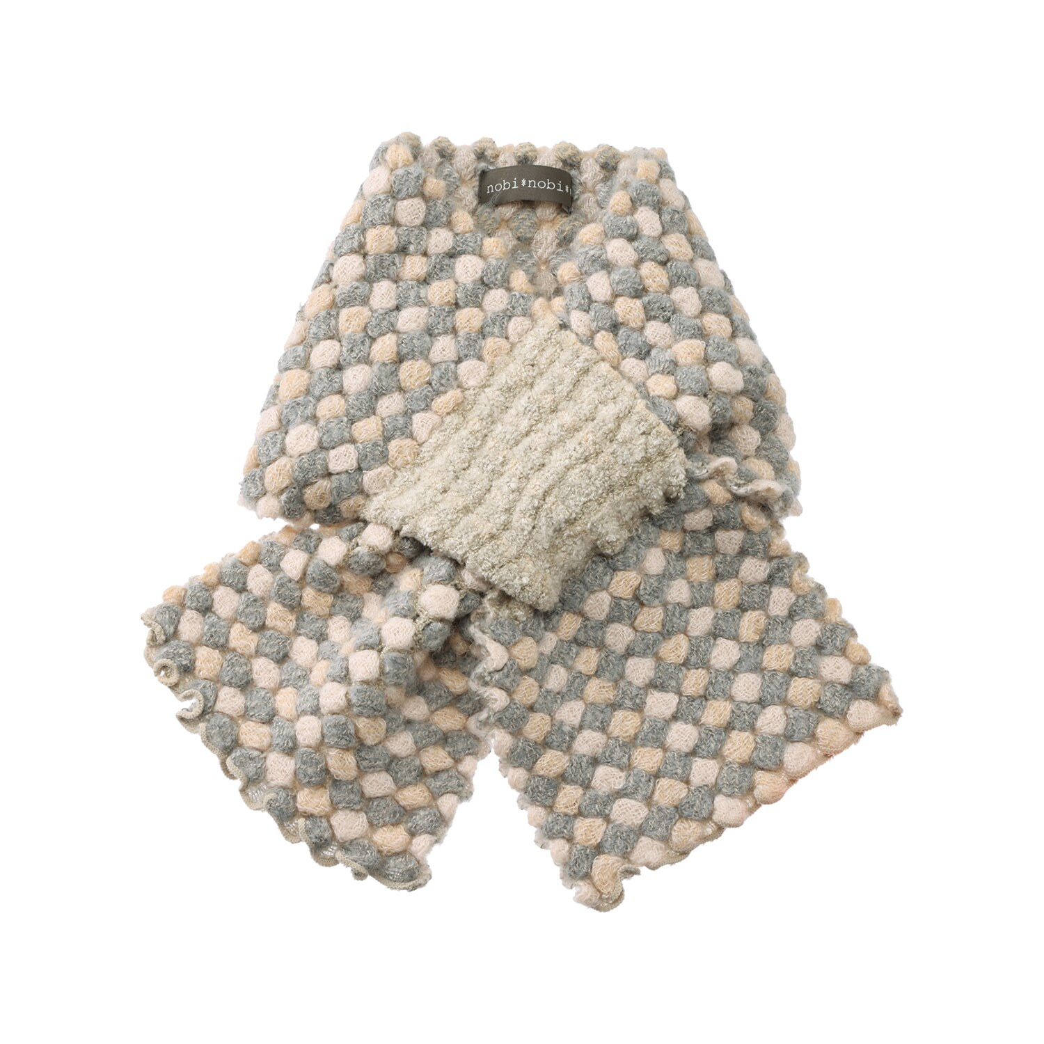 ノビノビ ＜日本製＞ ポコポコ キャンディマフラー