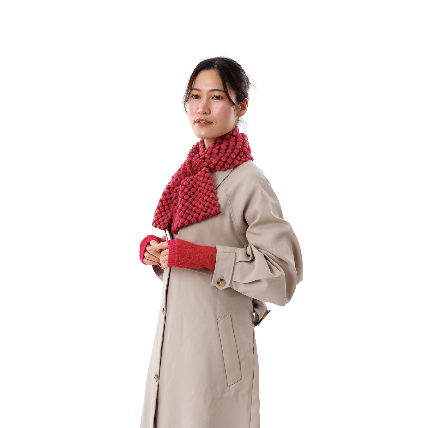 ノビノビ ＜日本製＞ ポコポコ キャンディマフラー