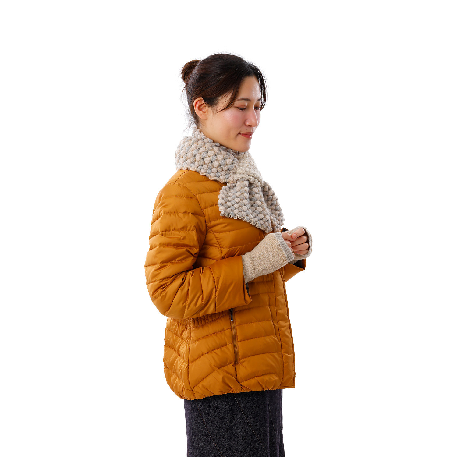 ノビノビ ＜日本製＞ ポコポコ キャンディマフラー