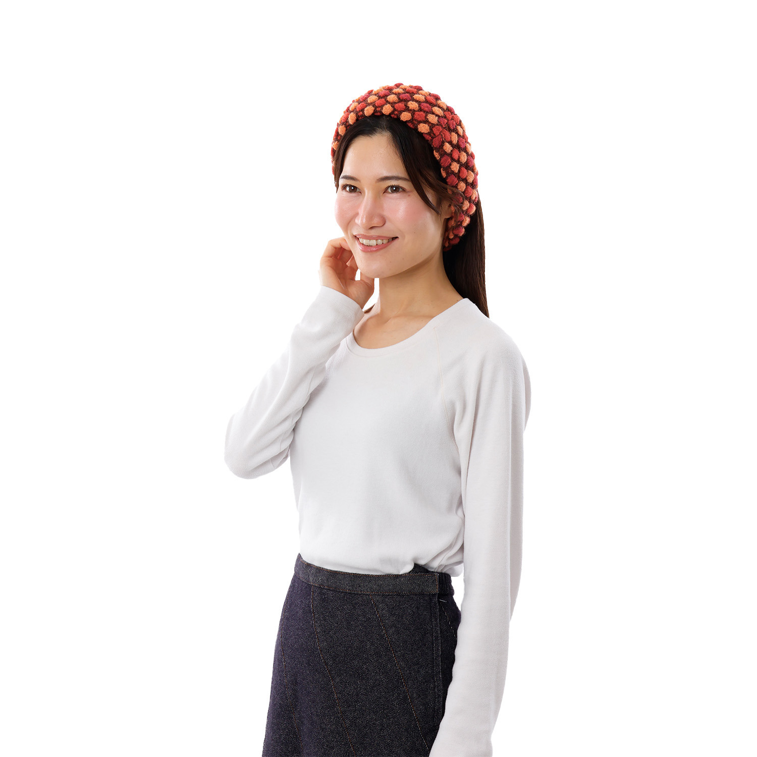 ノビノビ ＜日本製＞ ポコポコ ターバンネックウォーマー