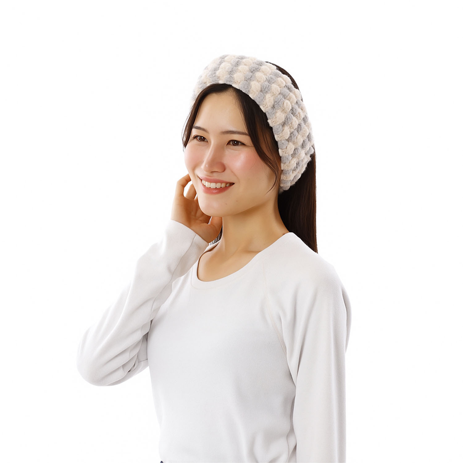 ノビノビ ＜日本製＞ ポコポコ ターバンネックウォーマー