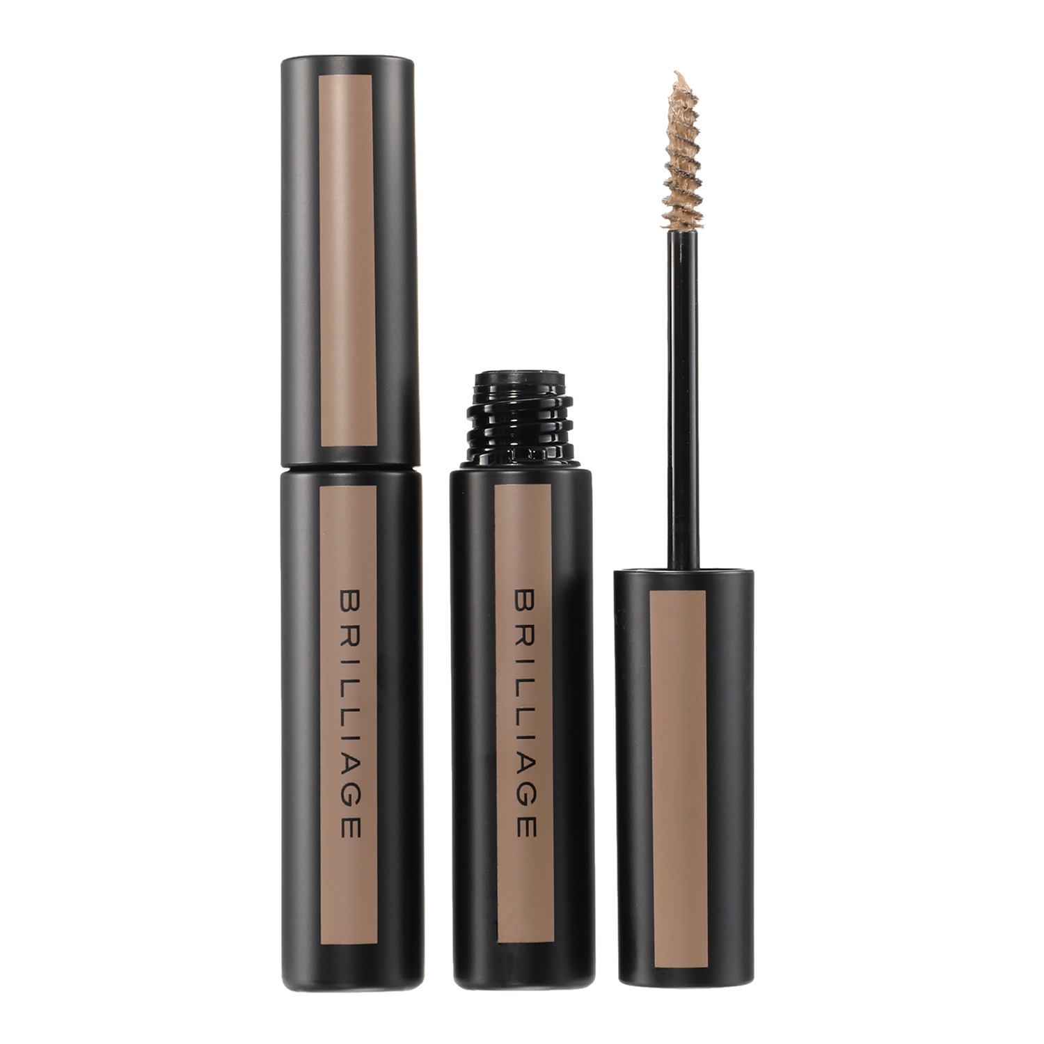 ブリリアージュ 簡単に眉色チェンジ！ セッティング　ブラッシュ アイブロウ ＜オリーブブラウン＞ ２本セット