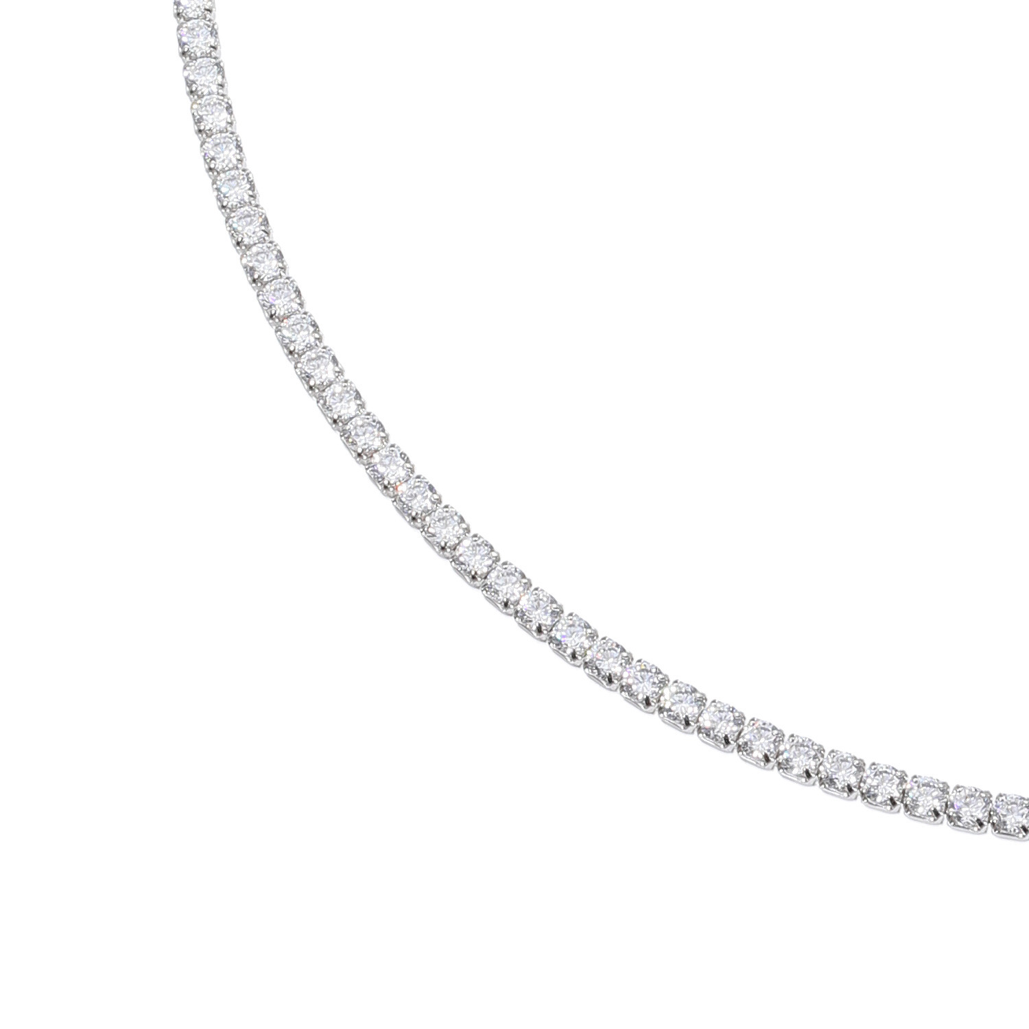 ダイアモア シルバー　ＣＺ テニスネックレス