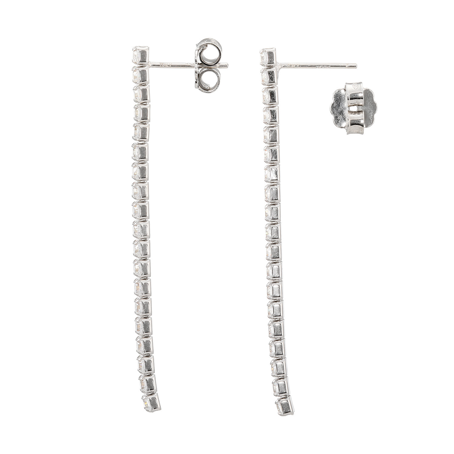 ダイアモア シルバー　ＣＺ テニスピアス