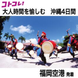 大人時間を愉しむ 南国美ら旅 沖縄４日間 ２名１室 ＜福岡空港発着＞